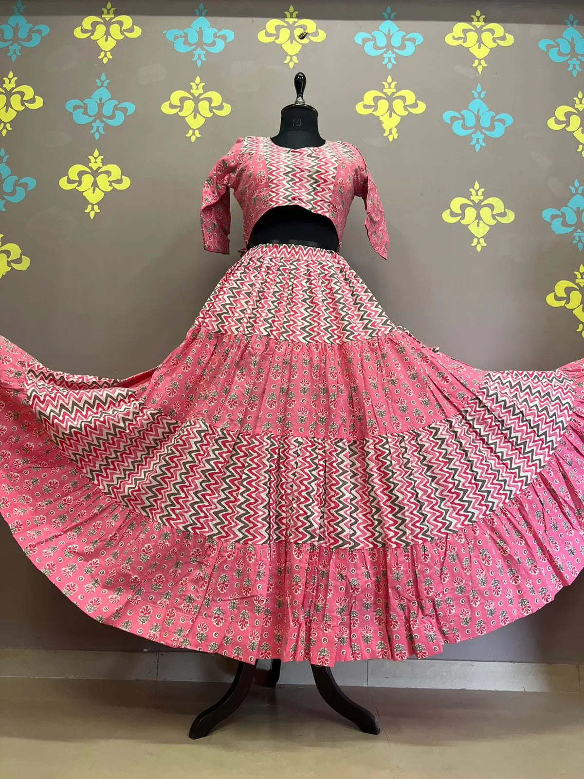 Festive Wear Cotton Lehenga - Anant Exports