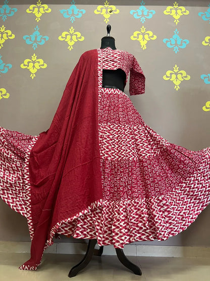 Festive Wear Cotton Lehenga - Anant Exports