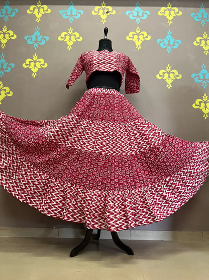Festive Wear Cotton Lehenga - Anant Exports