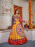 Yellow Suryamukhi Navaratri Lahenga Choli - Anant Exports