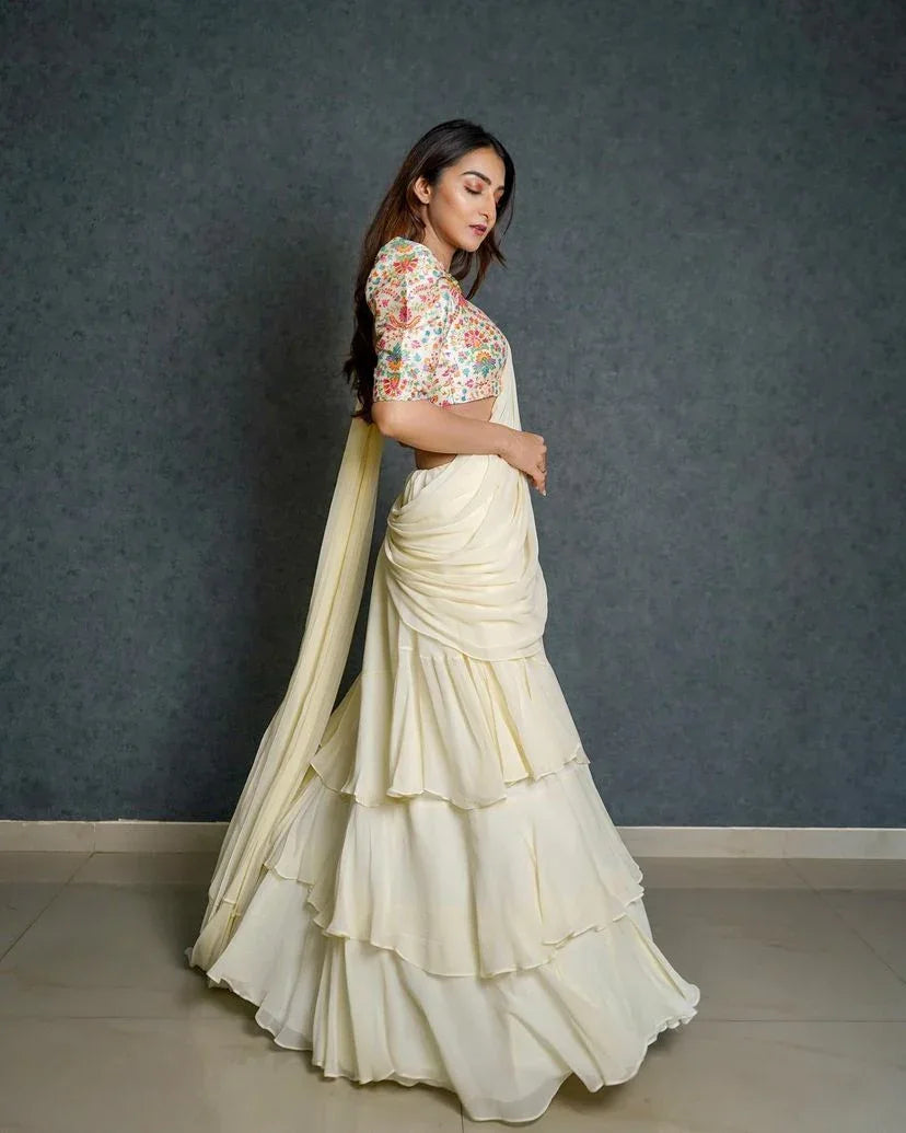 Festive Wear Lehenga Saree D.No. 1001 - Anant Exports