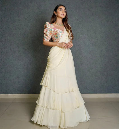 Festive Wear Lehenga Saree D.No. 1001 - Anant Exports