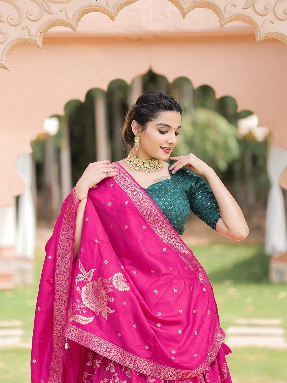 Festive Wear Banarasi Lehenga Choli D.No. 2036 - Anant Exports