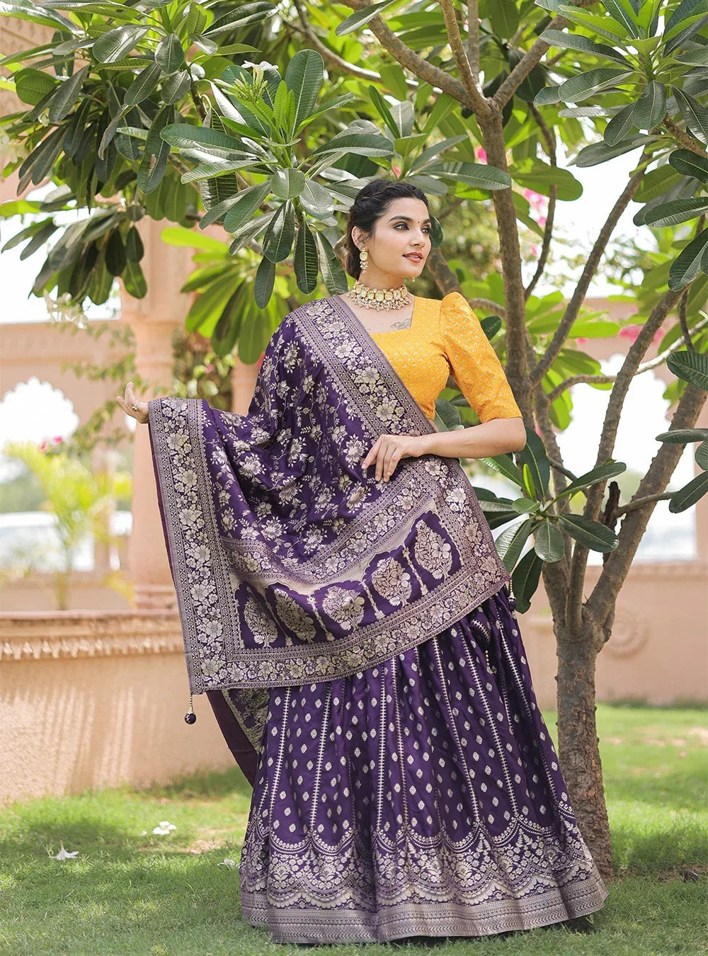 Festive Wear Banarasi Lehenga Choli D.No. 2036 - Anant Exports
