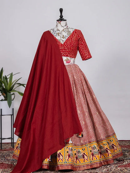 Festive Wear Lehenga Choli D.No. 1642 - Anant Exports