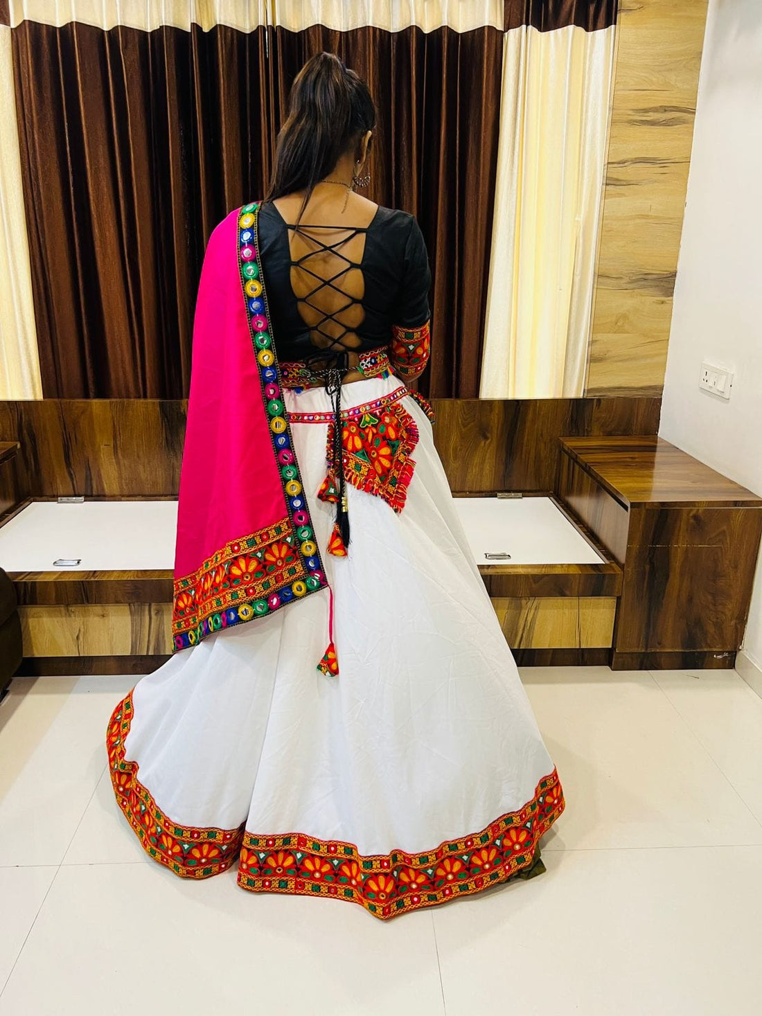 RAJWADI VOL -8 NAVRATRI SPECIAL TRADITIONAL CHANIYA CHOLI D.NO. 7050