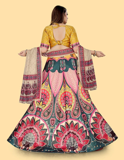 Navratri Wear Printed Lahenga D.No. 113 - Anant Exports