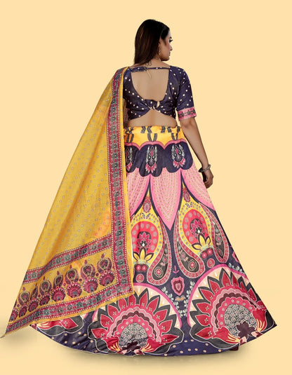 Navratri Wear Printed Lahenga D.No. 113 - Anant Exports