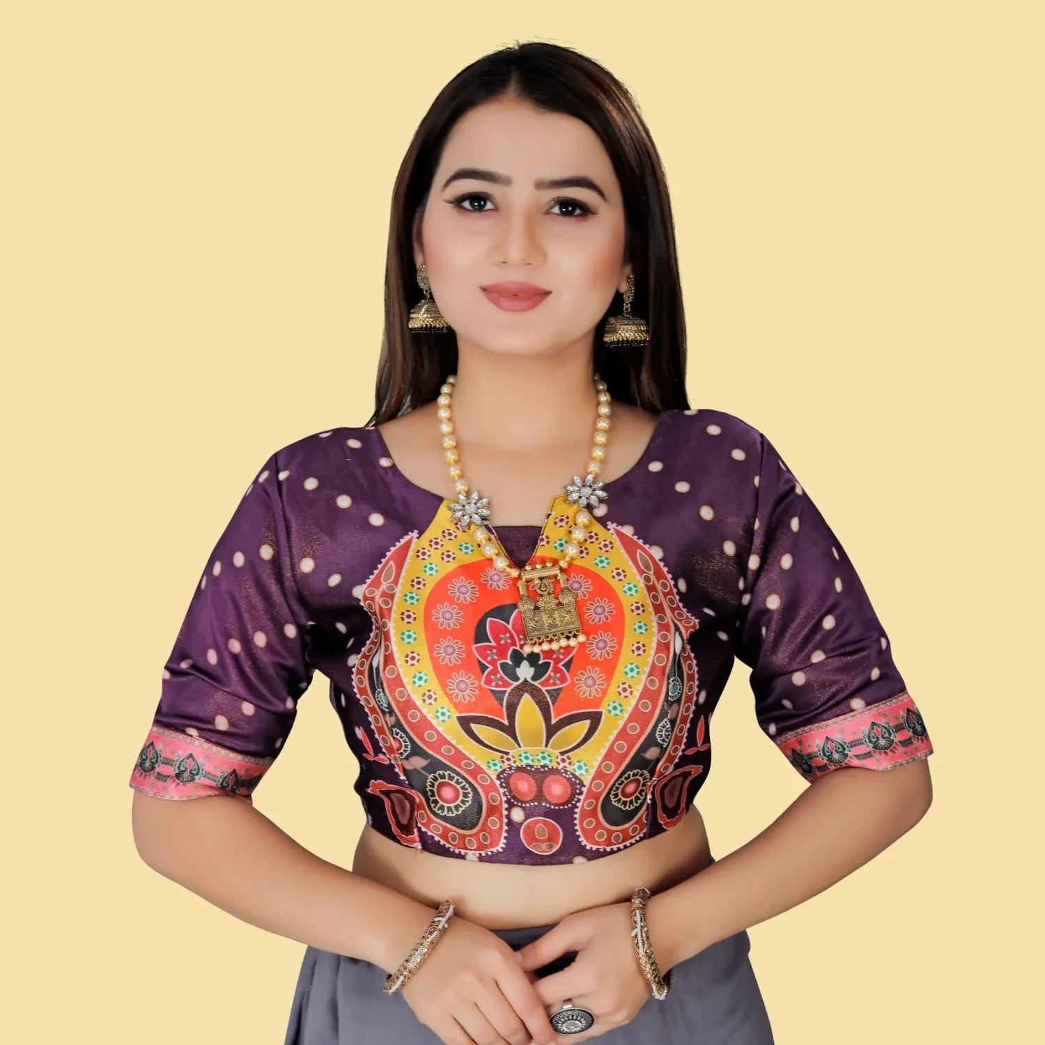 Navratri Wear Printed Lahenga D.No. 113 - Anant Exports
