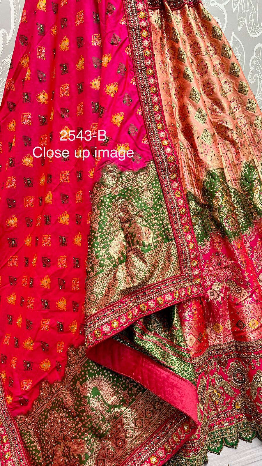 Occasion Wear Banarasi Silk Lehenga Choli D.No. 2543