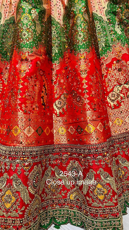 Occasion Wear Banarasi Silk Lehenga Choli D.No. 2543 - Anant Exports