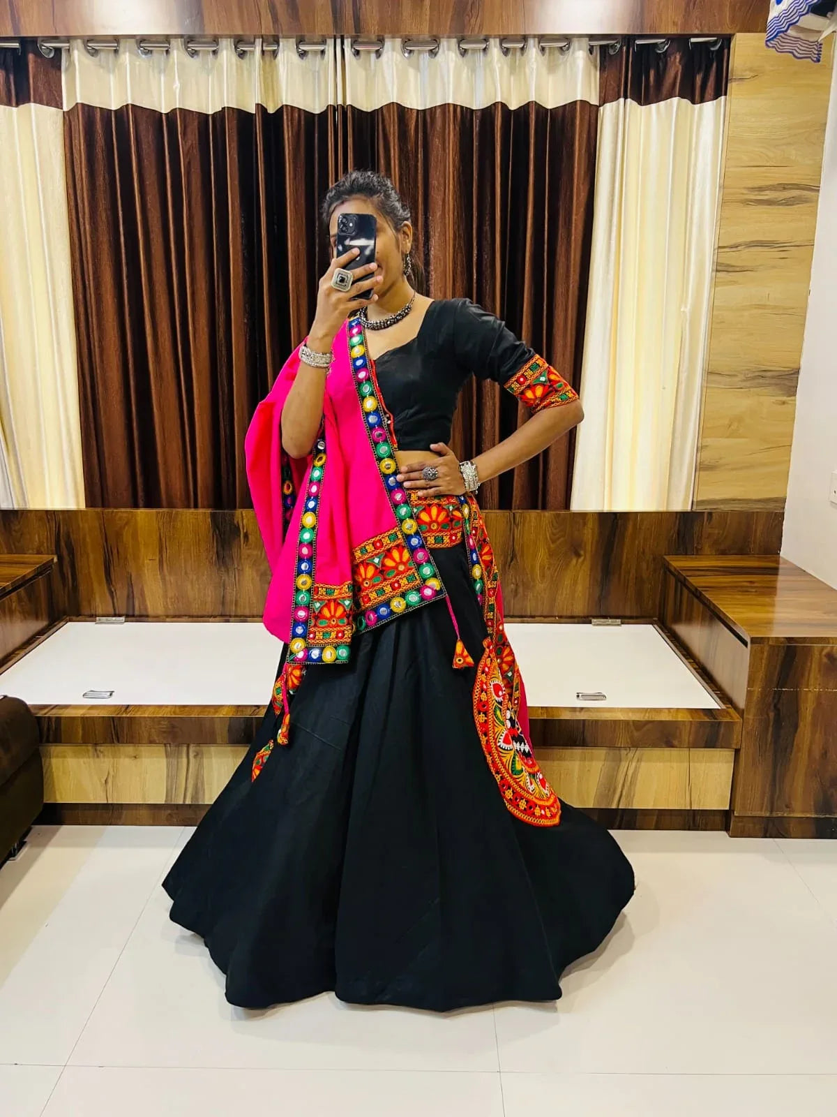 RAJWADI VOL -8 NAVRATRI SPECIAL TRADITIONAL CHANIYA CHOLI D.NO. 7049 - Anant Exports