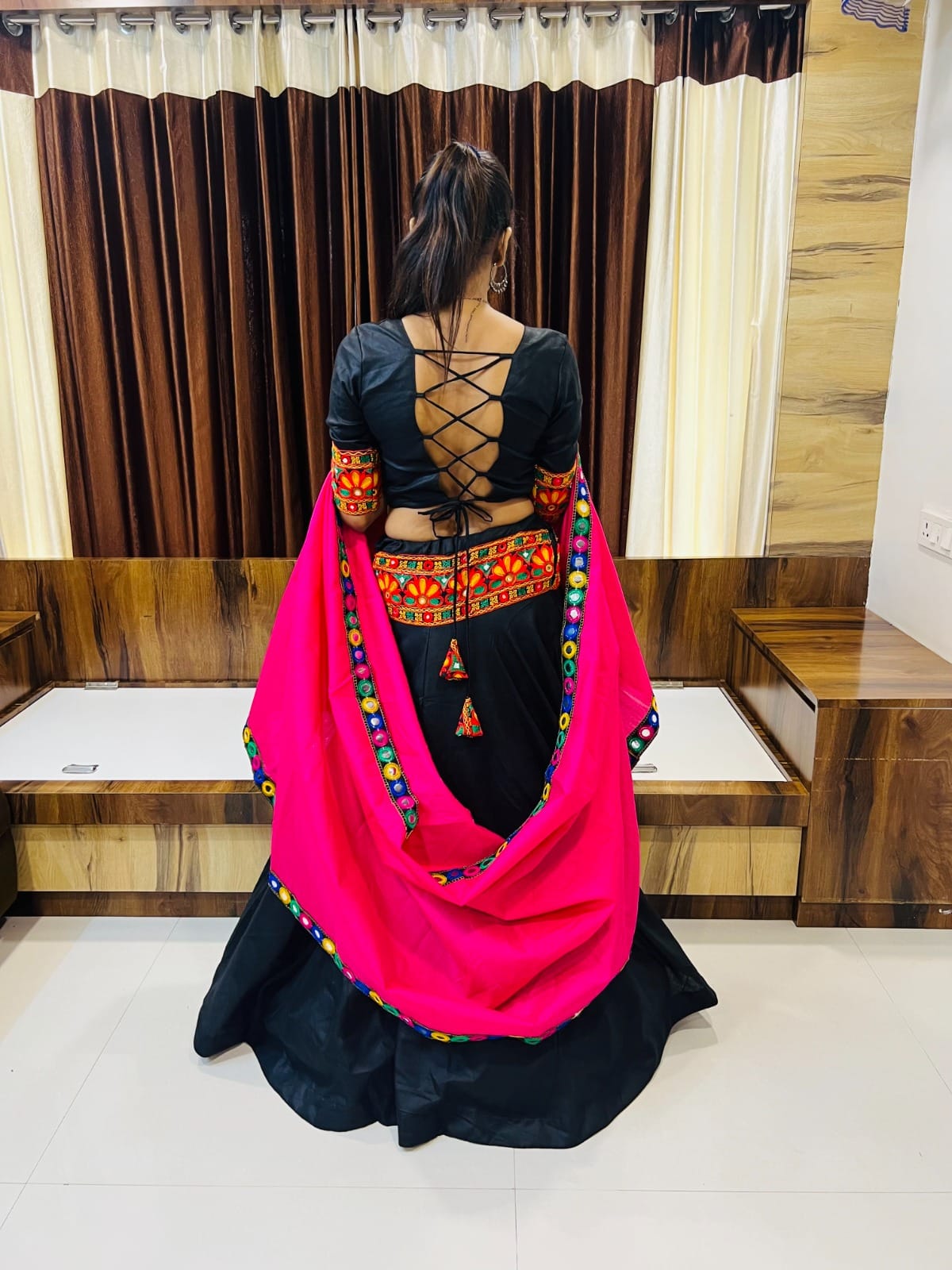 RAJWADI VOL -8 NAVRATRI SPECIAL TRADITIONAL CHANIYA CHOLI D.NO. 7049