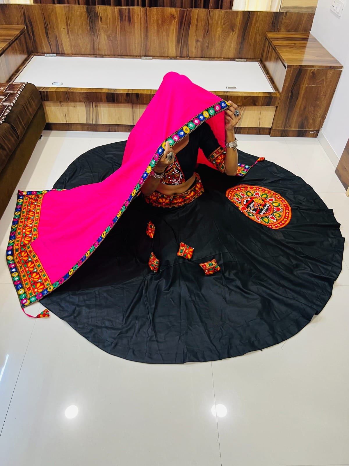 RAJWADI VOL -8 NAVRATRI SPECIAL TRADITIONAL CHANIYA CHOLI D.NO. 7049