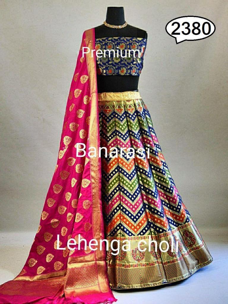 Fancy Wear Banarasi Lehenga Choli