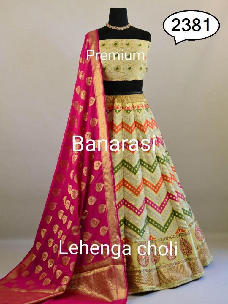 Fancy Wear Banarasi Lehenga Choli
