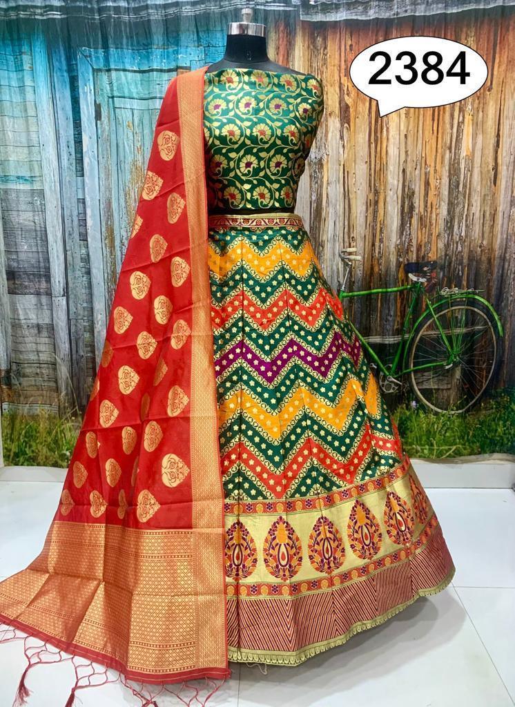Fancy Wear Banarasi Lehenga Choli - Anant Exports