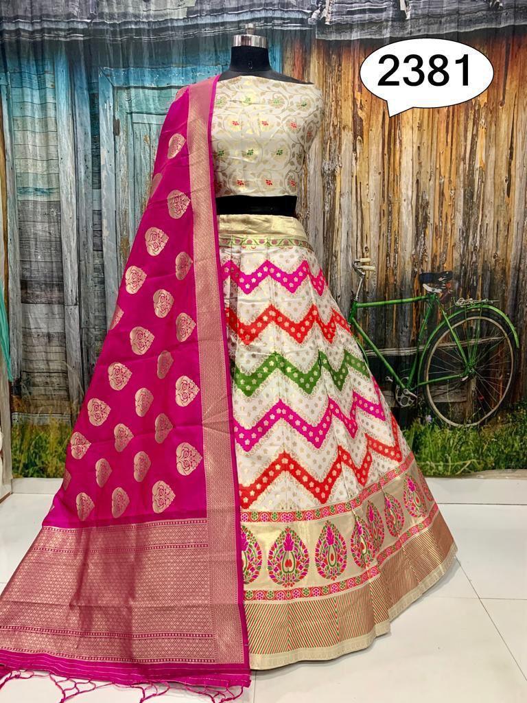 Fancy Wear Banarasi Lehenga Choli - Anant Exports