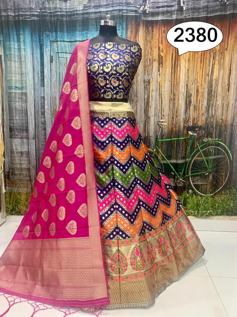 Fancy Wear Banarasi Lehenga Choli