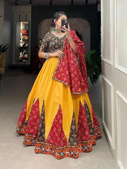 Navratri Wear Lehenga Choli D.No. 1668 - Anant Exports