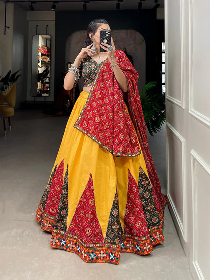 Navratri Wear Lehenga Choli D.No. 1668 - Anant Exports