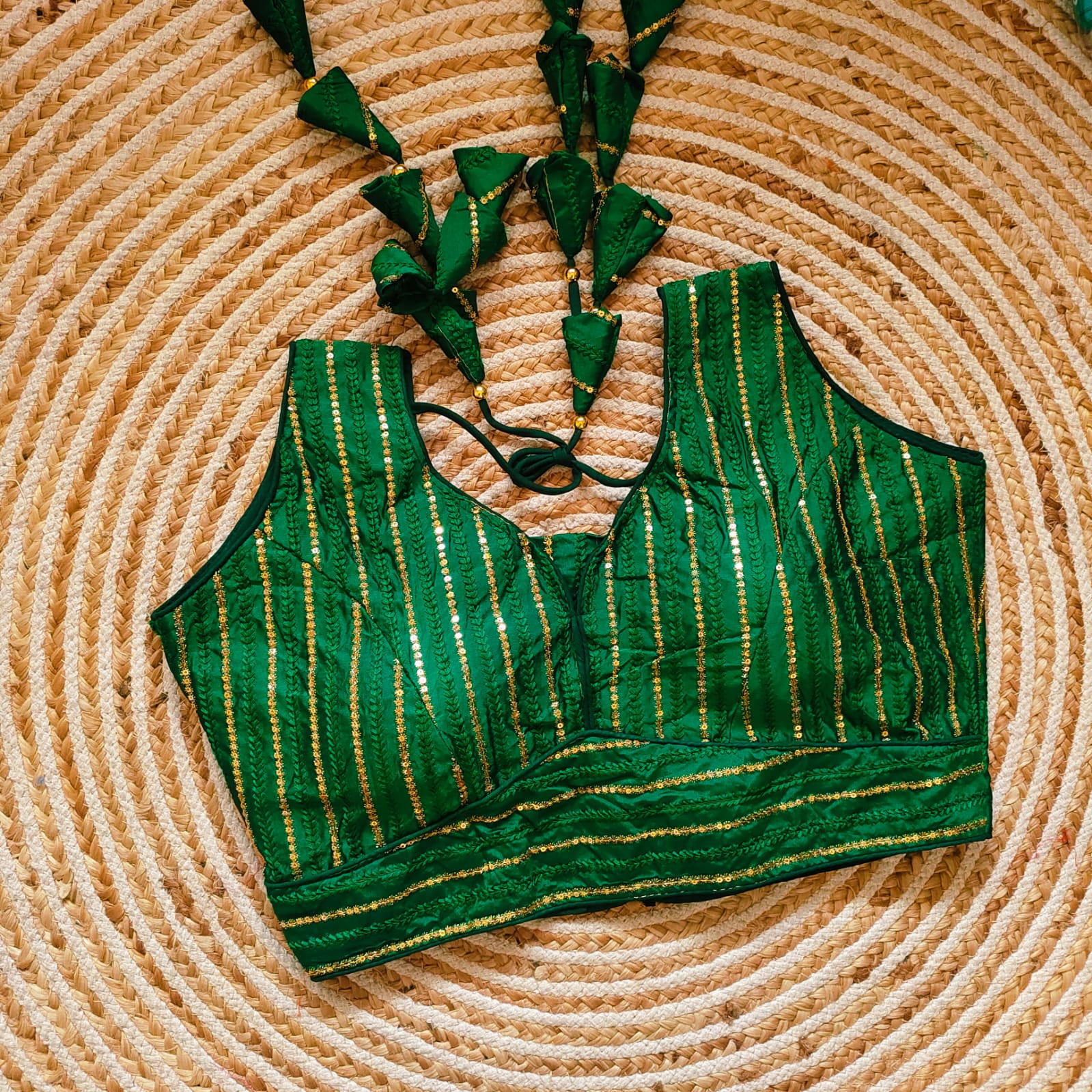 Upada 1 Sequence And Thread Heavy Work Blouse