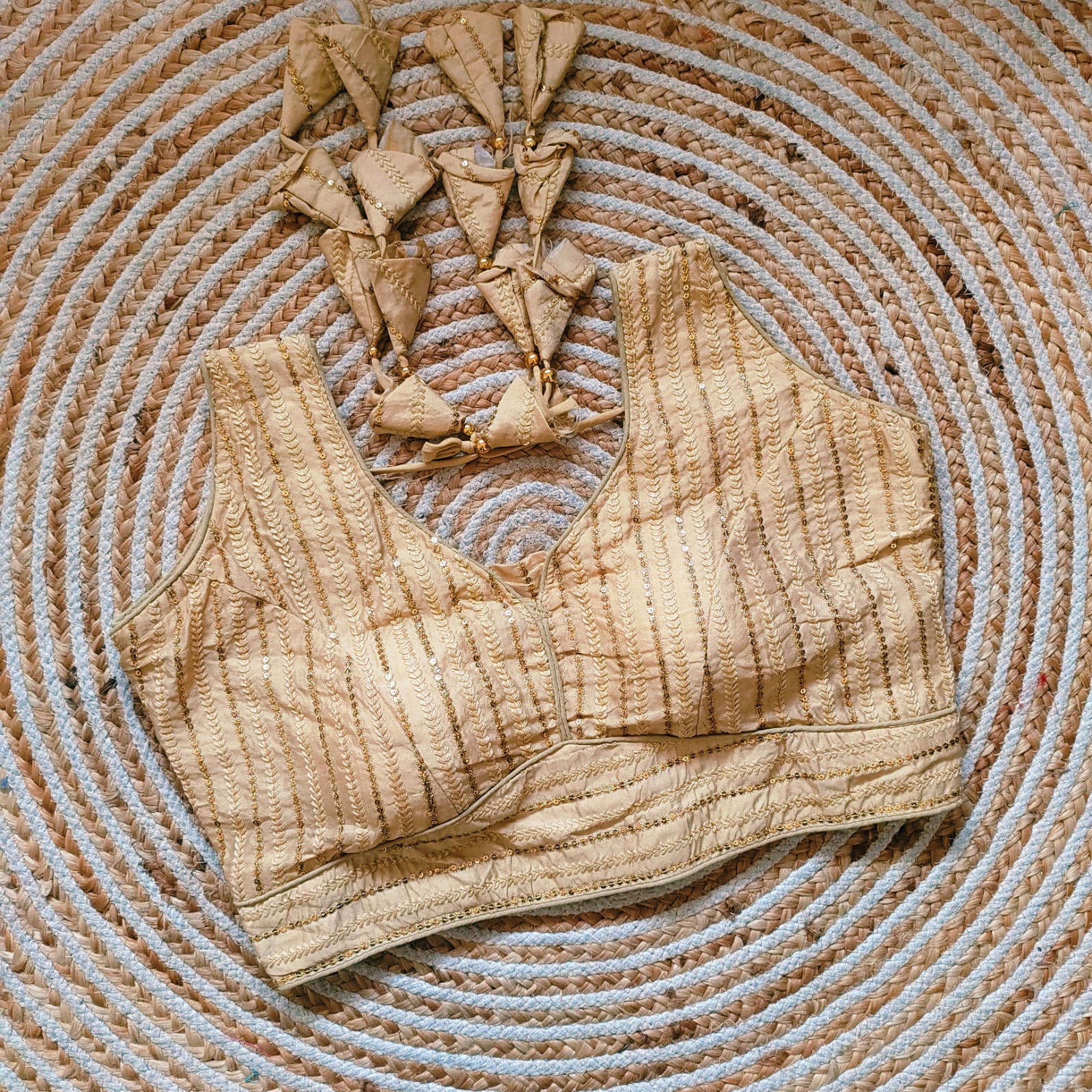 Upada 1 Sequence And Thread Heavy Work Blouse