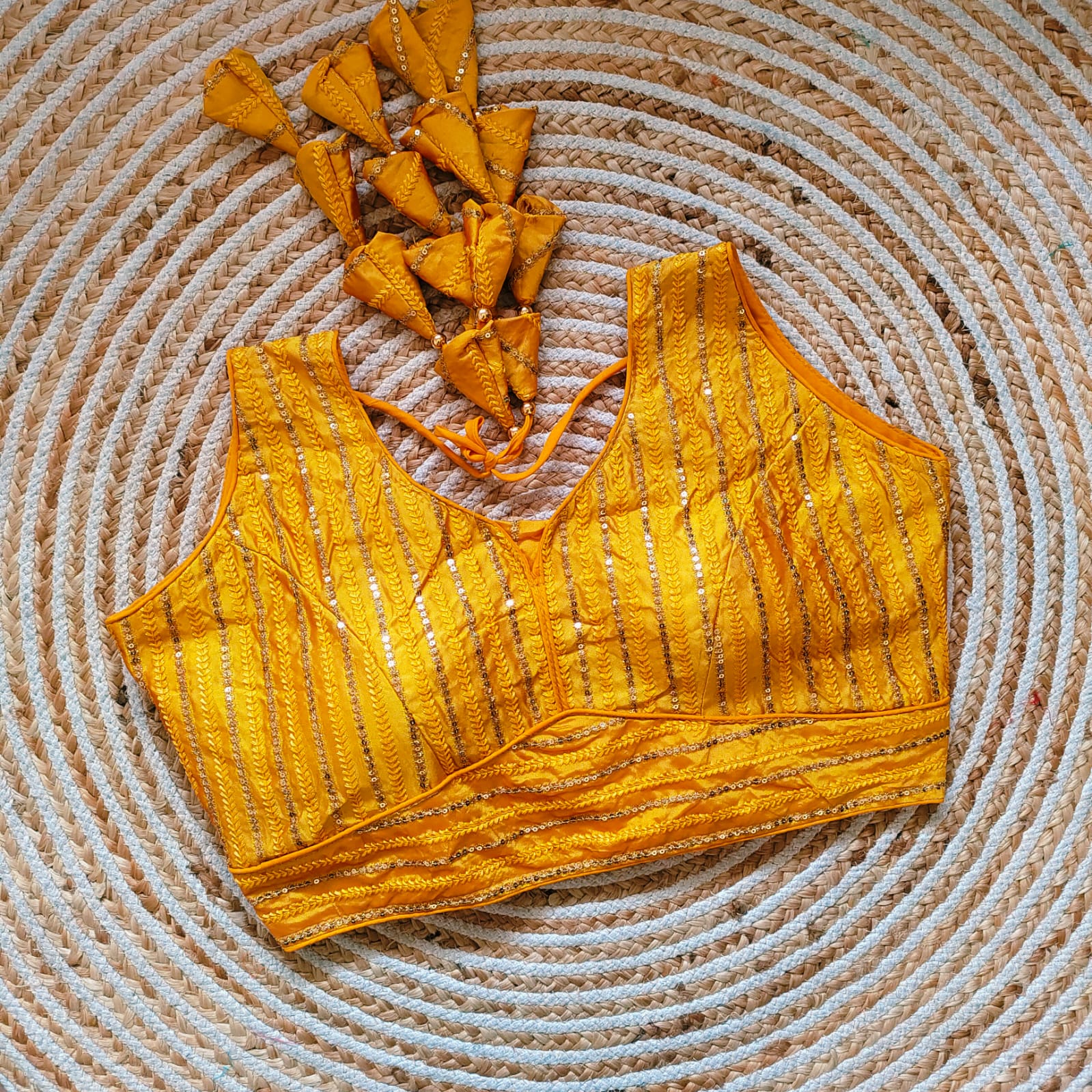 Upada 1 Sequence And Thread Heavy Work Blouse