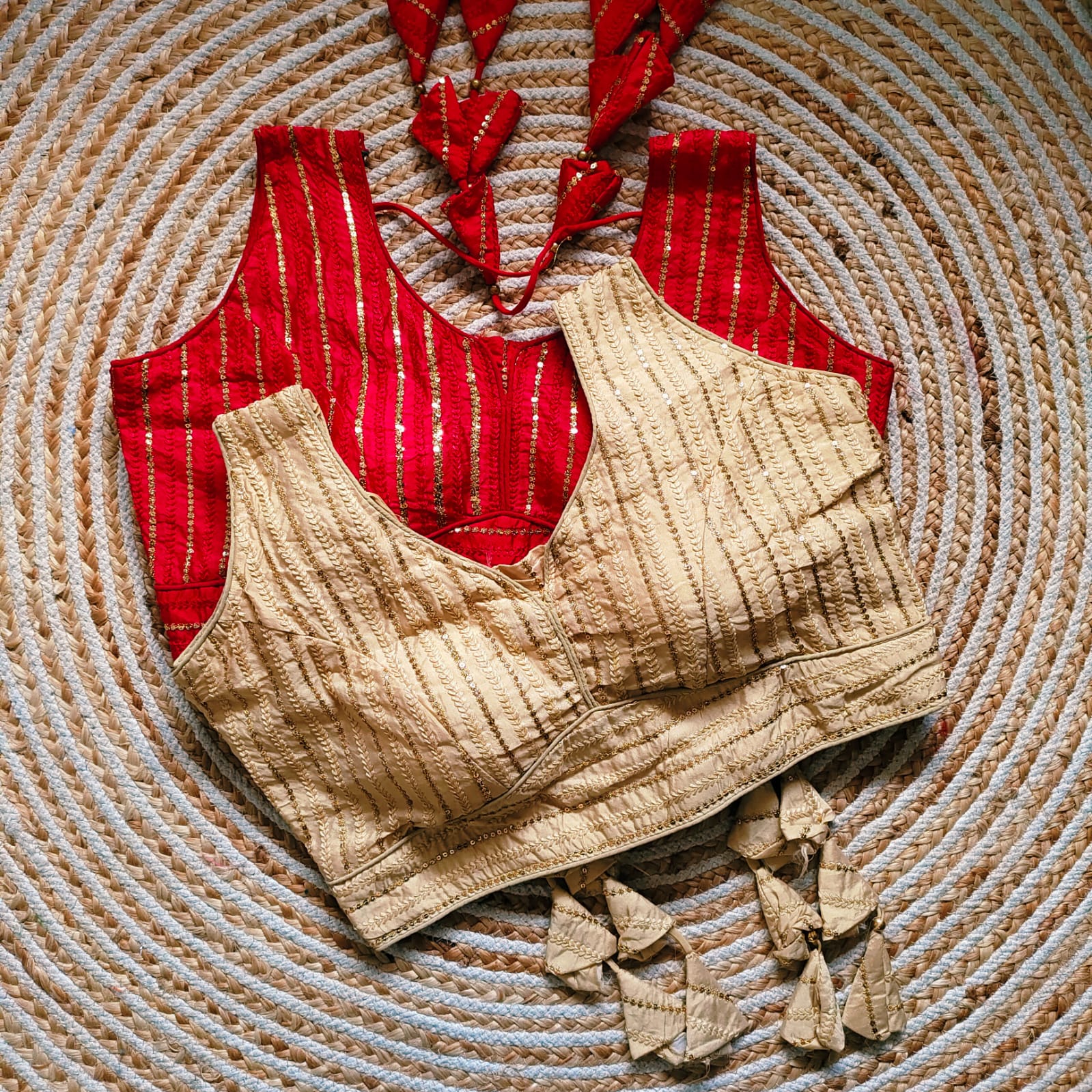 Upada 1 Sequence And Thread Heavy Work Blouse