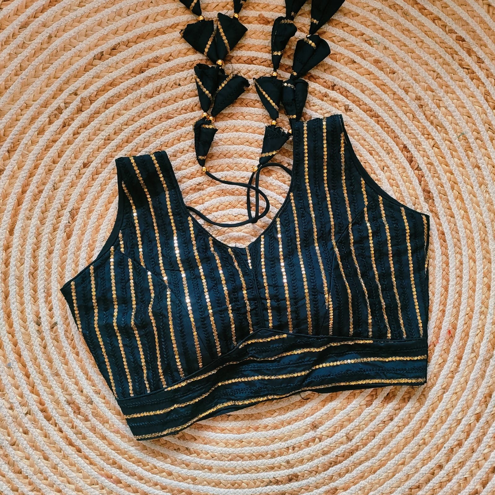 Upada 1 Sequence And Thread Heavy Work Blouse