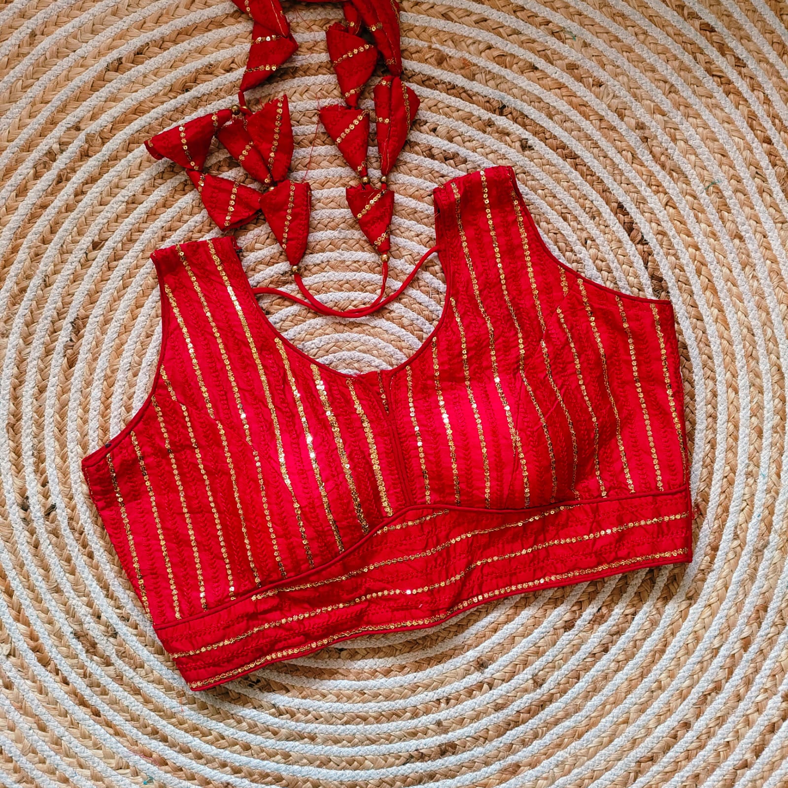 Upada 1 Sequence And Thread Heavy Work Blouse