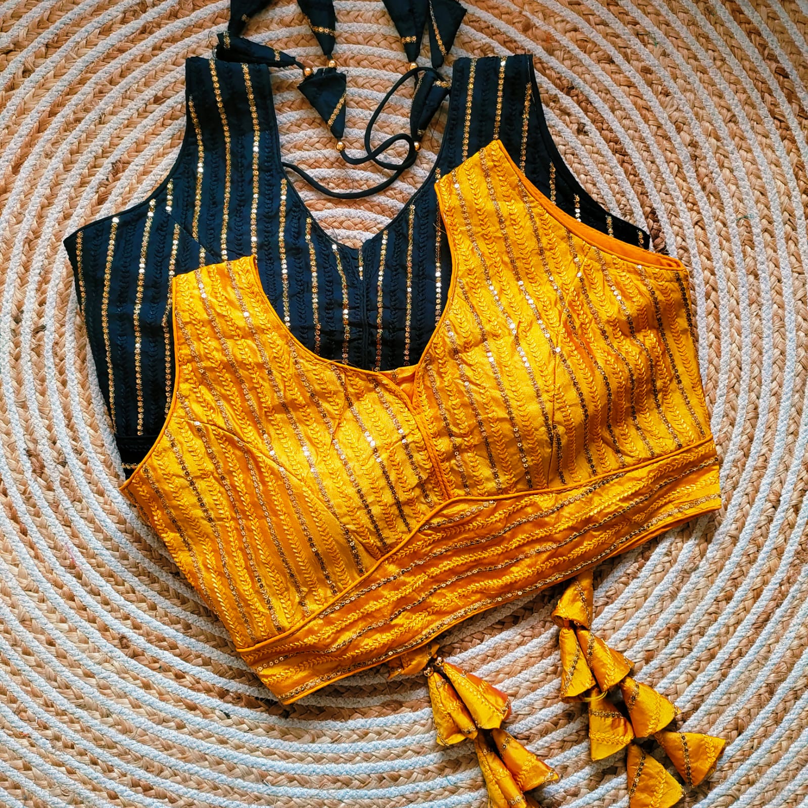 Upada 1 Sequence And Thread Heavy Work Blouse