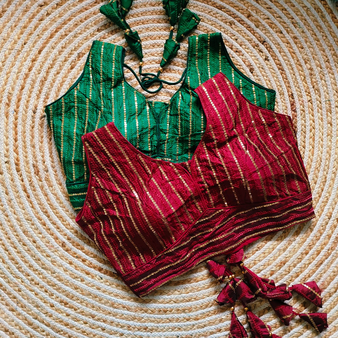 Upada 1 Sequence And Thread Heavy Work Blouse