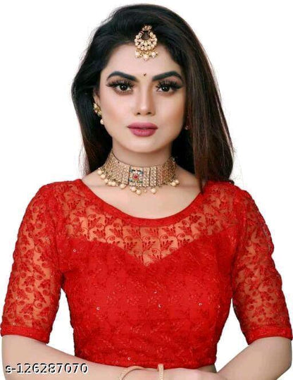 Vishakha Fancy Deep Neck Party Wear Blouse - Anant Exports
