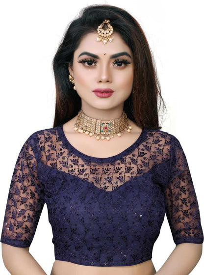 Vishakha Fancy Deep Neck Party Wear Blouse - Anant Exports