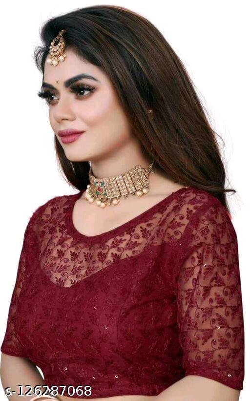 Vishakha Fancy Deep Neck Party Wear Blouse - Anant Exports