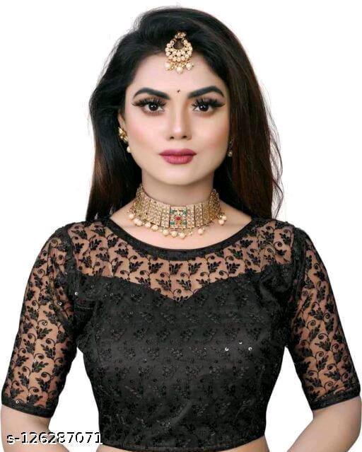 Vishakha Fancy Deep Neck Party Wear Blouse - Anant Exports