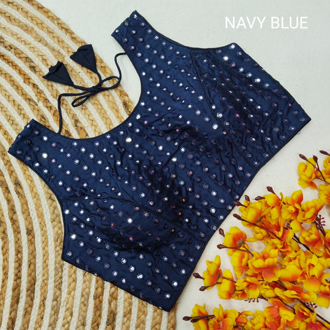 Mirror 2 Designer Foil Mirror Blouse