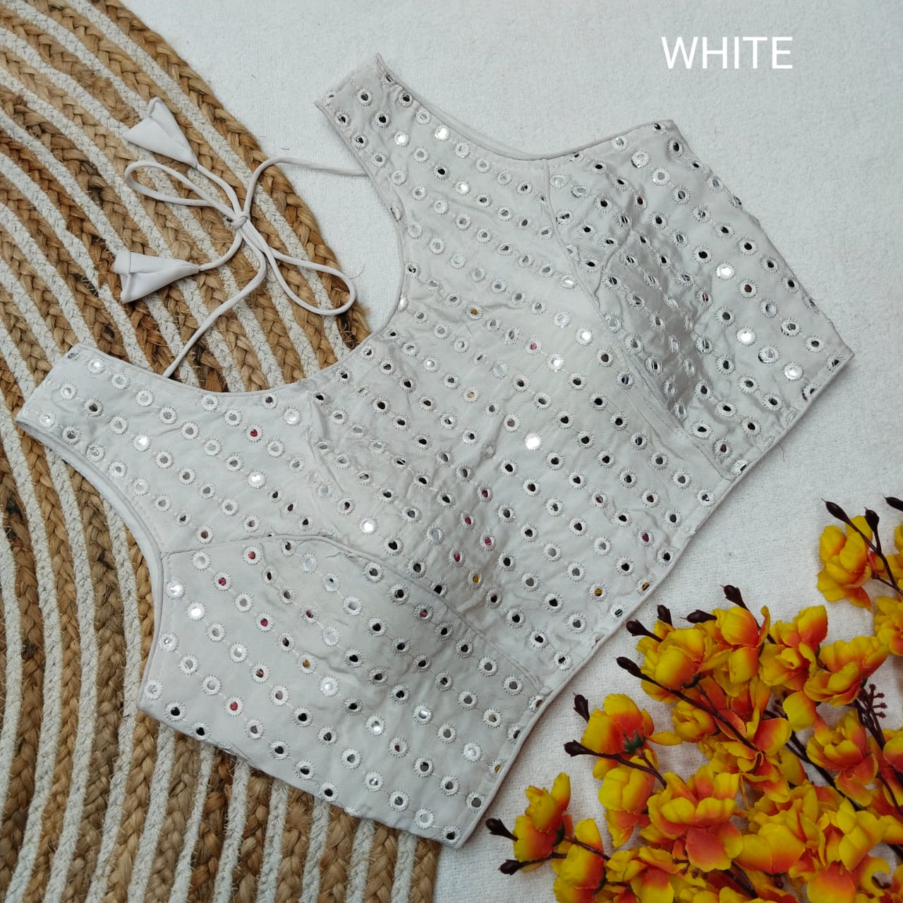 Mirror 2 Designer Foil Mirror Blouse