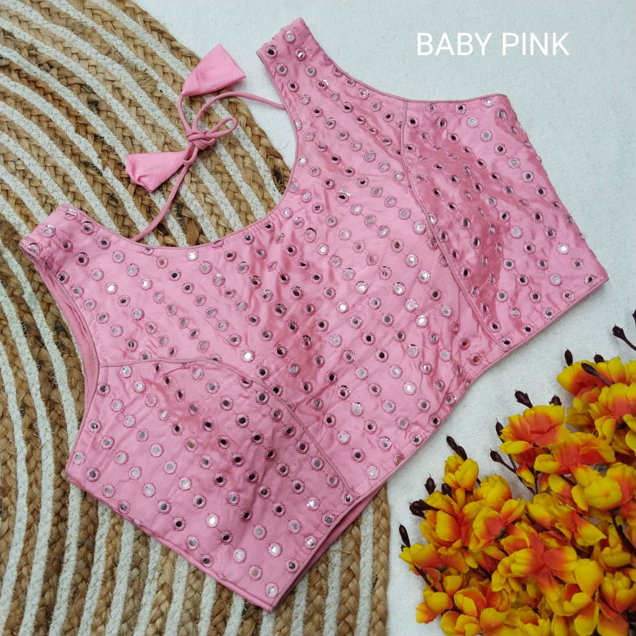 Mirror 2 Designer Foil Mirror Blouse