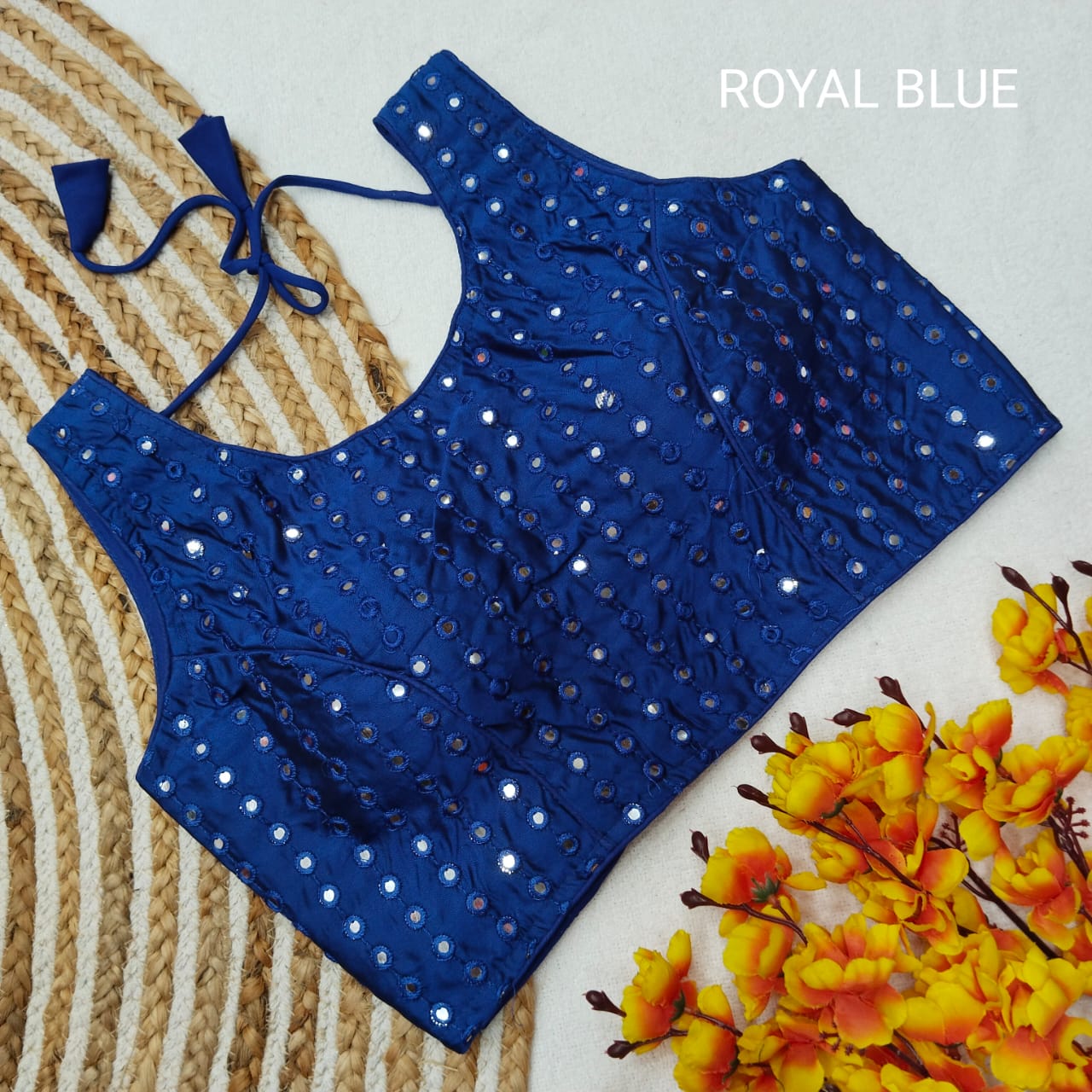 Mirror 2 Designer Foil Mirror Blouse