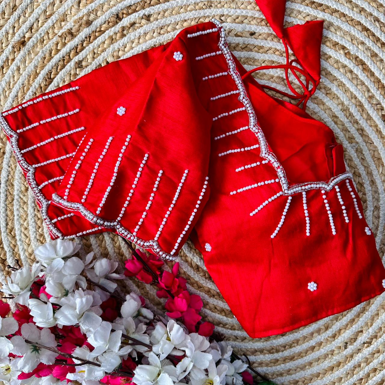 Festive Wear Handcrafted Work Blouse