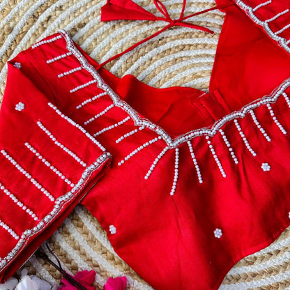 Festive Wear Handcrafted Work Blouse - Anant Exports