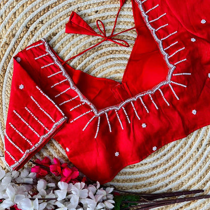 Festive Wear Handcrafted Work Blouse - Anant Exports