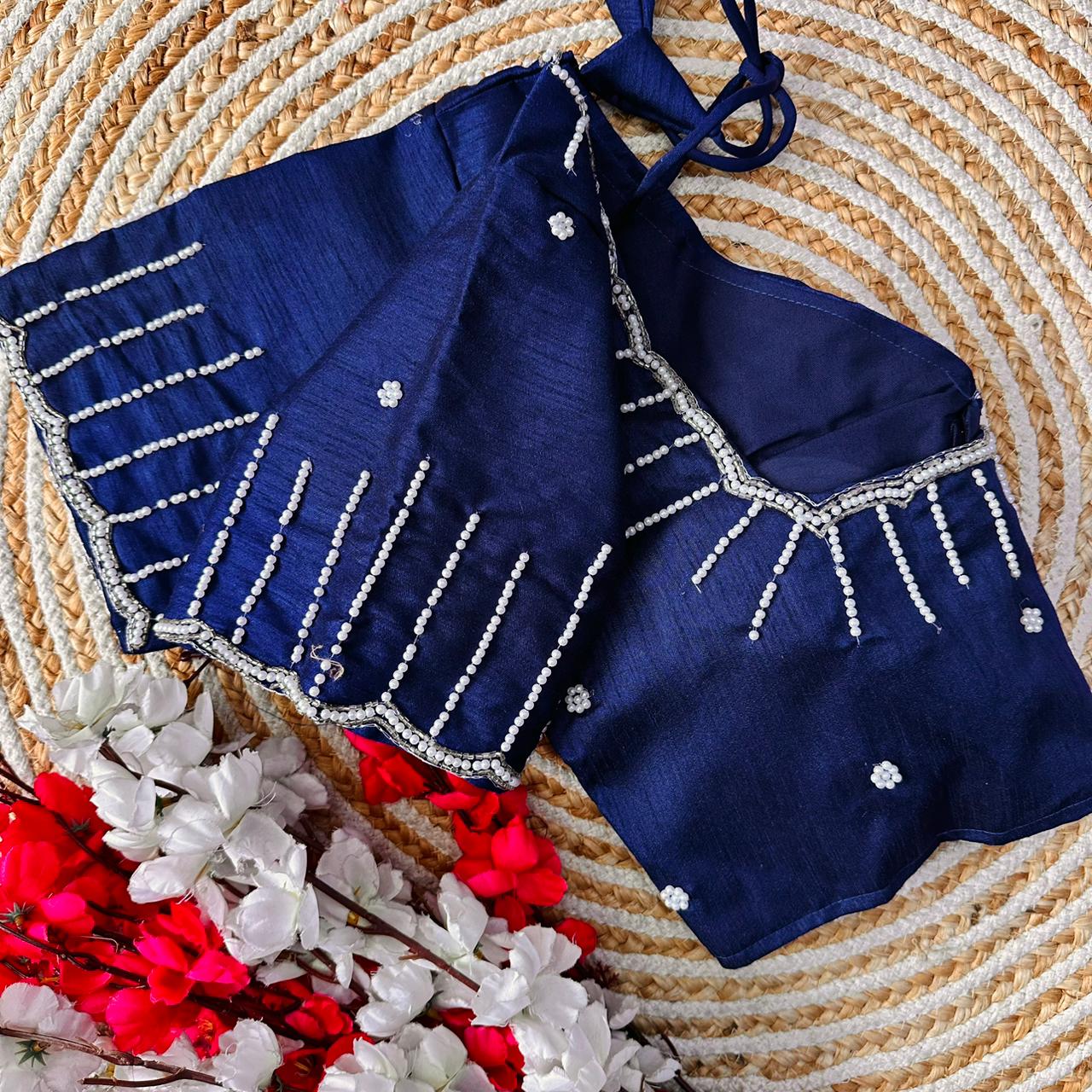 Festive Wear Handcrafted Work Blouse