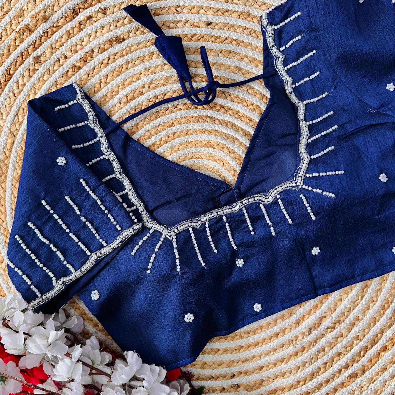 Festive Wear Handcrafted Work Blouse - Anant Exports