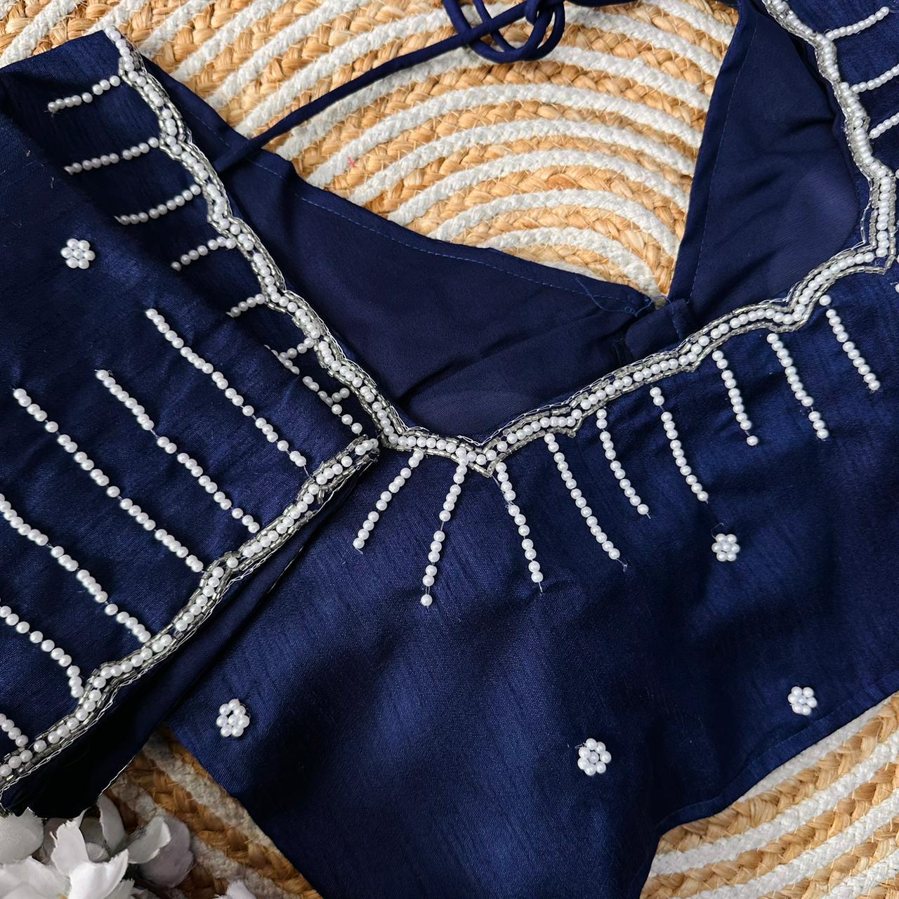 Festive Wear Handcrafted Work Blouse - Anant Exports
