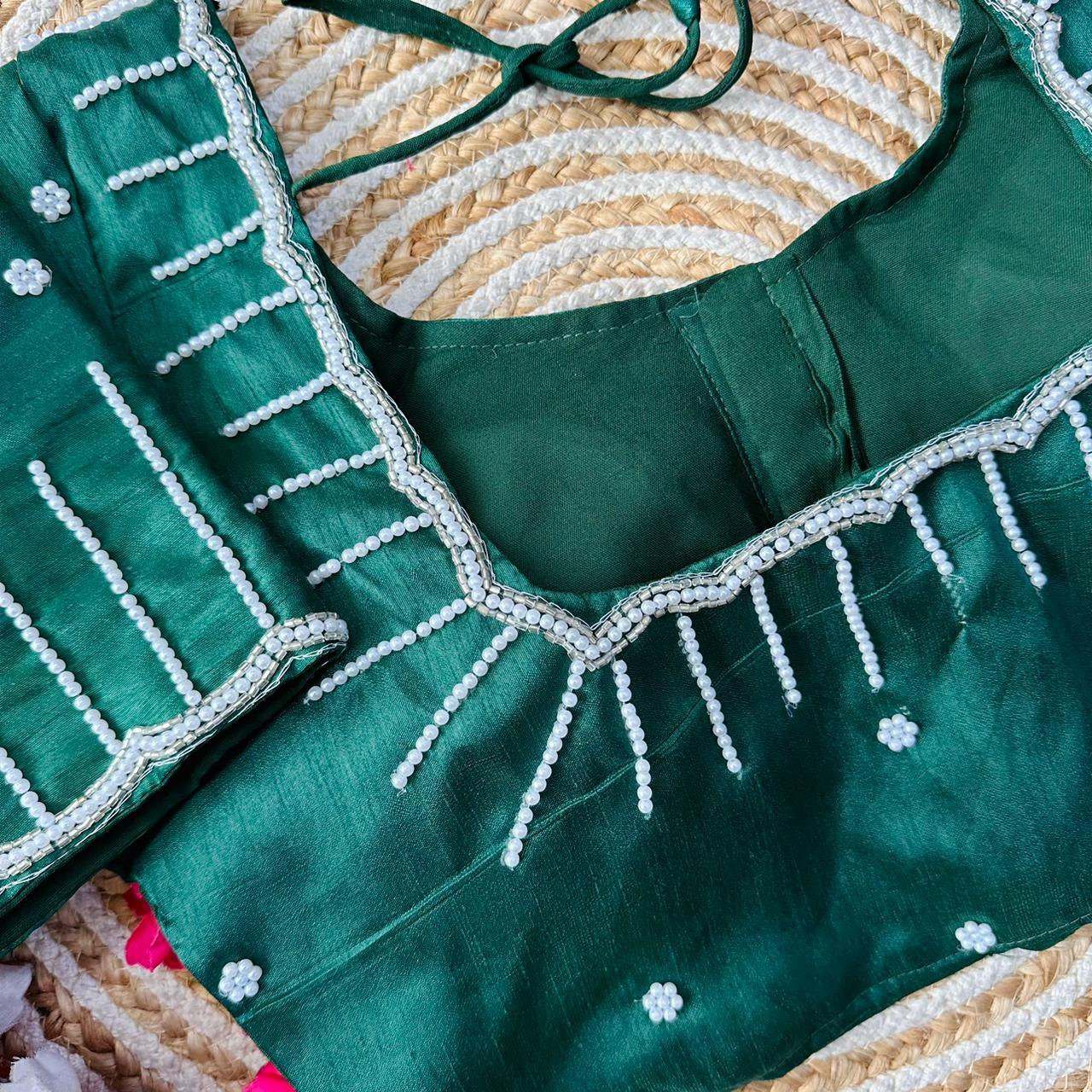 Festive Wear Handcrafted Work Blouse - Anant Exports