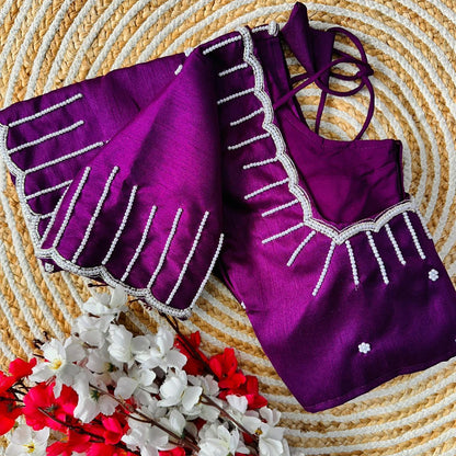 Festive Wear Handcrafted Work Blouse - Anant Exports