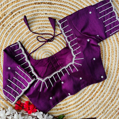 Festive Wear Handcrafted Work Blouse - Anant Exports